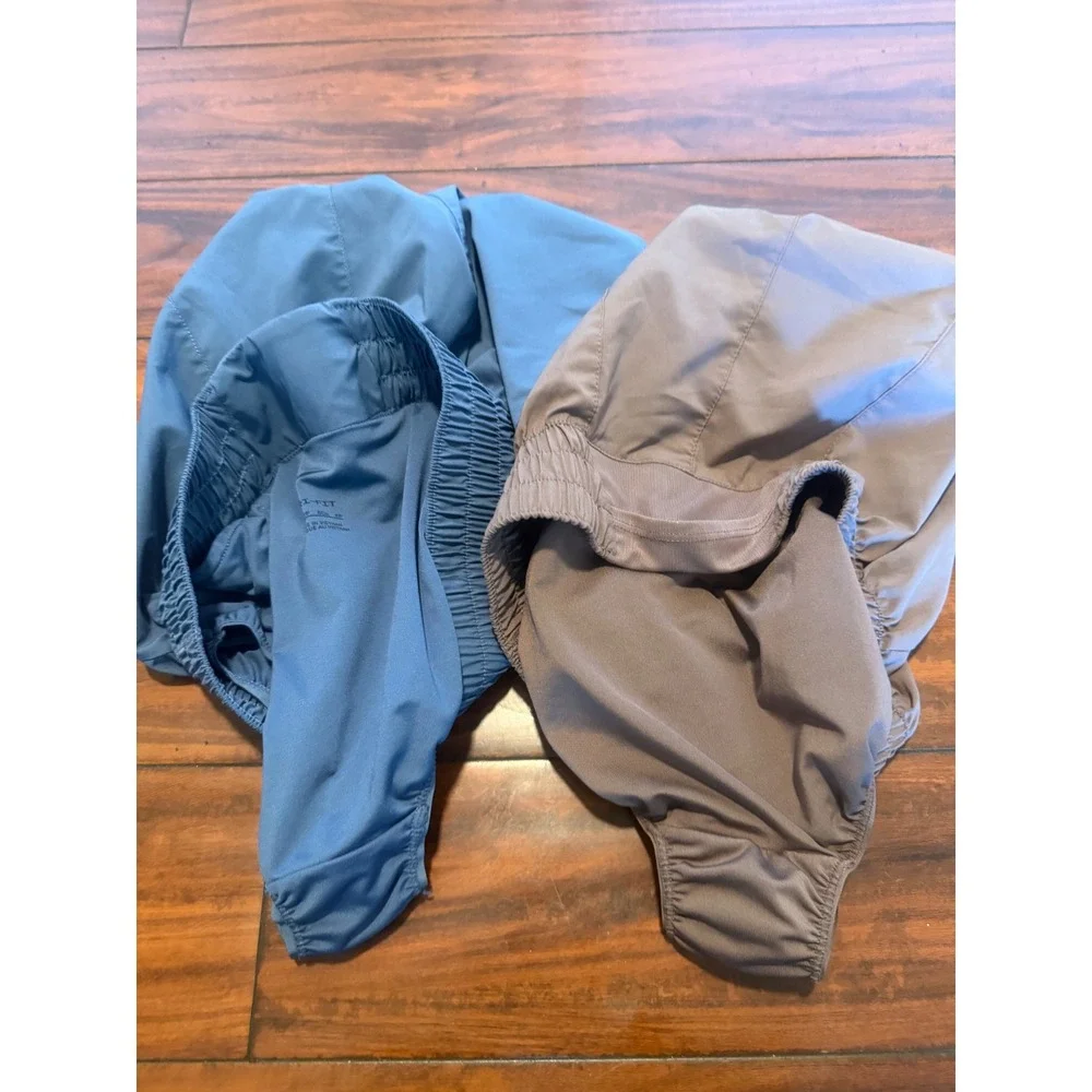 Nike Dri-FIT Running Shorts Bundle 2 Pairs Taupe Blue XS 3 Inch Inseam Womens